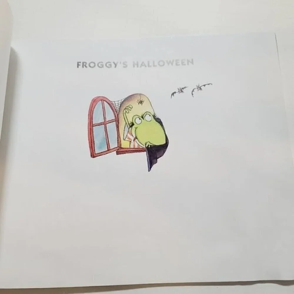 Lot of 2 Halloween Children's Picture Books Froggy's Halloween